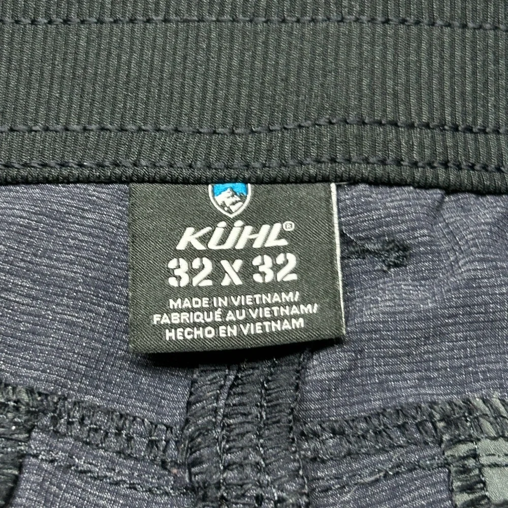 KUHL Men's Weekender Stretch Ripstop Zip Ankle Hiking Pants Navy 32X32